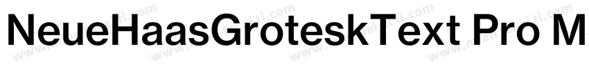 NeueHaasGroteskText Pro Md字体转换